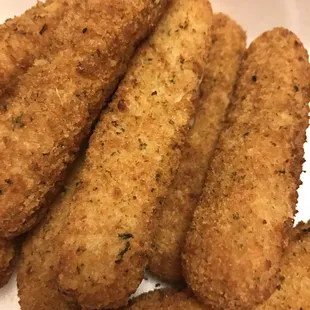 Mozzarella Sticks Pcs - cheese was a little rubbery