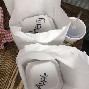 Fried pies to go