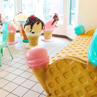 Ever sat in an ice cream cone?