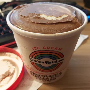 Chocolate Vanilla Malt Custard