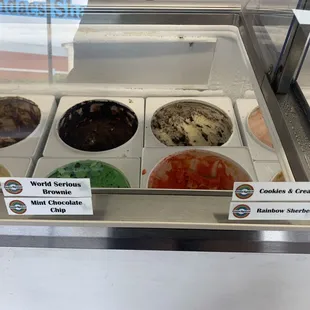 Ice cream flavors as of March 2024