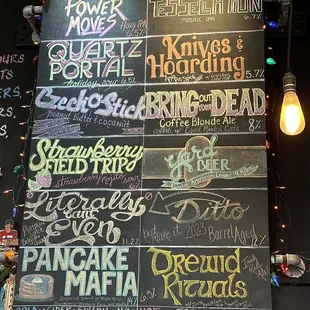 Beer menu Feb. 2024