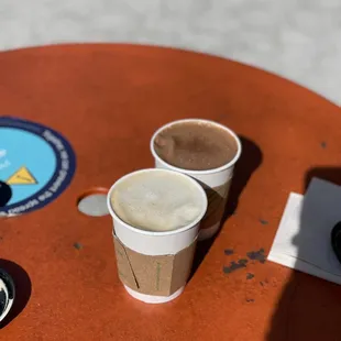 Cinnamon mocha, cappuccino