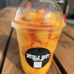 Mangonada or as advertised a Mexican smoothie