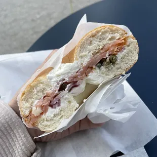 Lox bagel