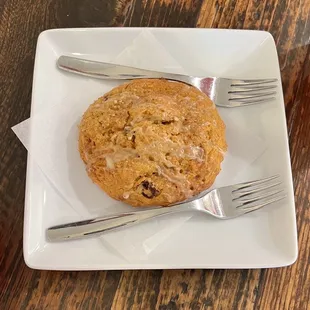 Fresh pumpkin scone