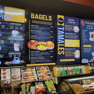 Sandwiches and tamales options