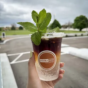 Mint Julep Espresso Spritz - Spring Menu Feature