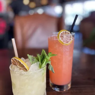 Left: Saturn  Right: strawberry limeade