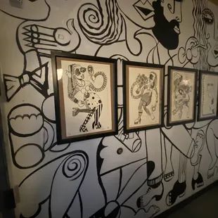 The unique approach that they went for their restroom which I admired