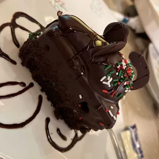 Chocolate Mousse Mouse the little one loved it! Fun dessert selections