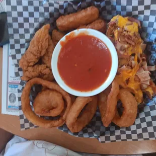 Sampler platter