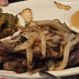 Off the menu liver with onions