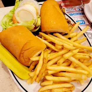Cheesesteak platter