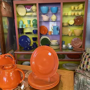 Great selection of fiesta ware