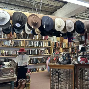 Hats and boots