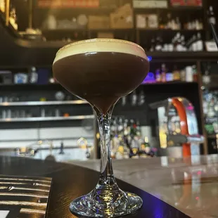 Raspberry chocolate espresso martini