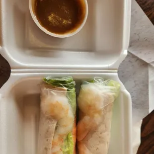 2 Piece Shrimp Spring Roll