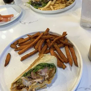 Buffalo chicken wrap