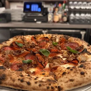 Pepperoni with spicy sausage