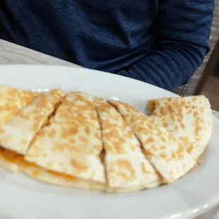 Buffalo chicken quesadilla