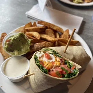 Turkey Guacamole Wrap