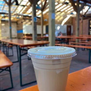 Oat milk latte