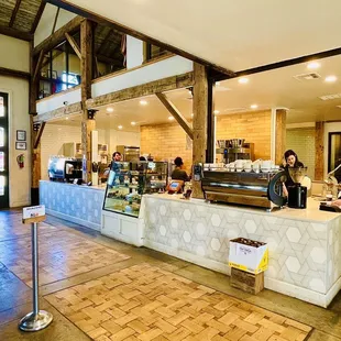 customers at the counter