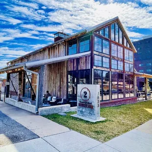 the outside of the building