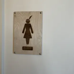 Restroom sign