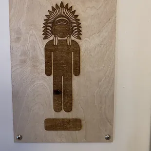 Restroom sign