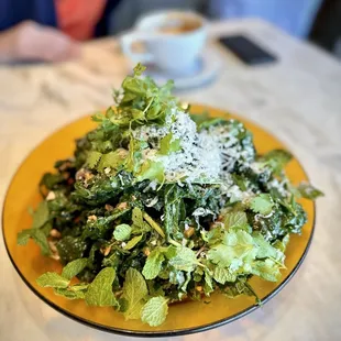Incredible kale salad, bigger than your head