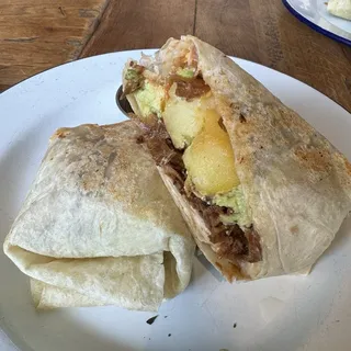 VEGAN Adobo Burrito