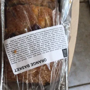 Orange loaf was the favorite-forgot to take pretty pics before digging in