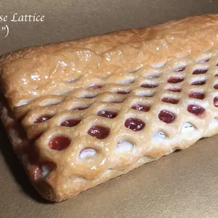 a close up of a pastry