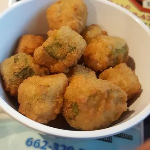 Fried okra