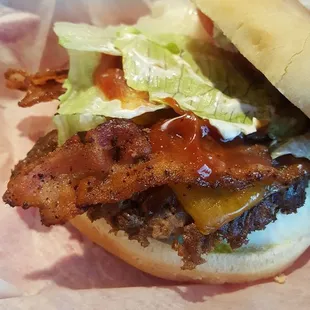 Bacon cheeseburger