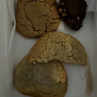 It's a good cookie when everyone's ripping chunks off so they don't miss something!
