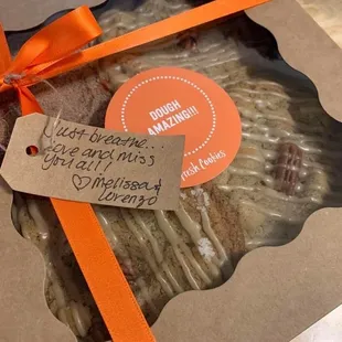 Delish and so warm! Thankful for delivery surprise!