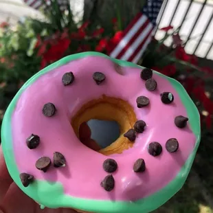 Watermelon Doughnut