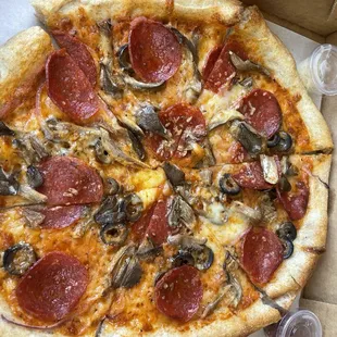Pepperoni pizza