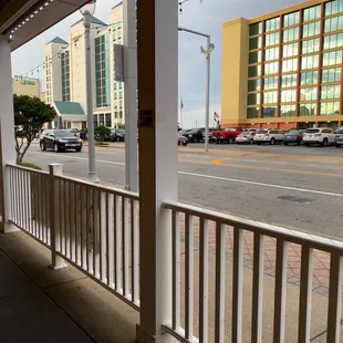 a view of a city street