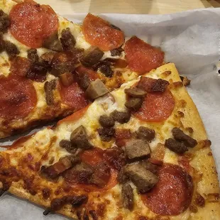 Meat lover's - 2 slices.