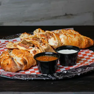 The MeatyZone | Cheesy Meat Combination Calzone | 12 Inch