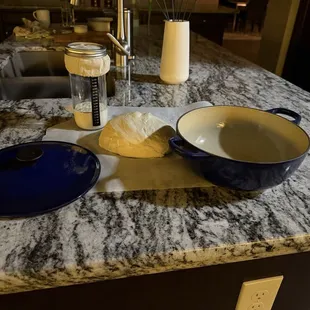 Getting ready to make my first sourdough bread
