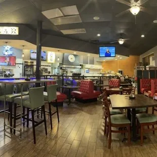 sushi and sashimi, interior