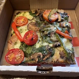 a pizza in a box