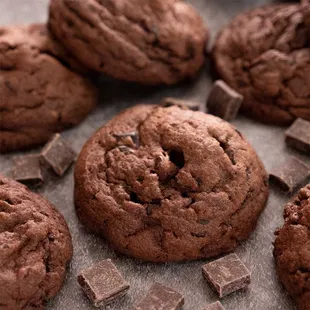 Double Chocolate - This brownie-like dough full of chocolate chunks literally melts in your mouth.