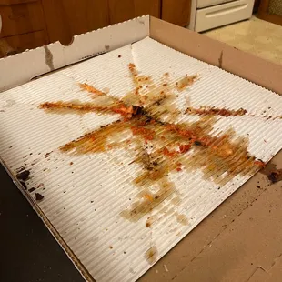 Eaten pizza