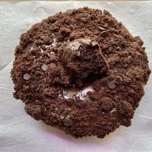 Brownie donut is decadent &amp; too sweet for us